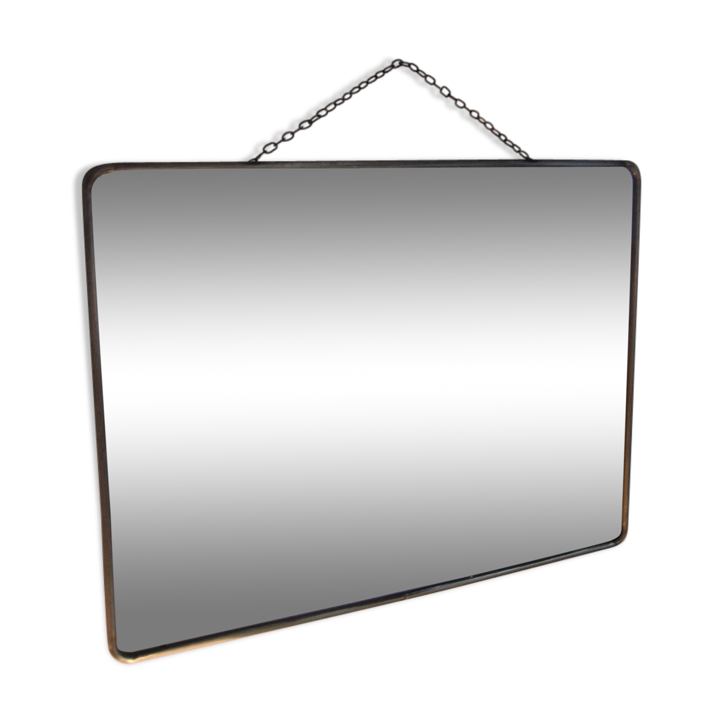 Miroir de barbier chaînette 30 x 40 cm