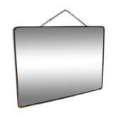 Miroir de barbier chaînette 30 x 40 cm