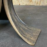 60s 70s Coffee Table Luciano Frigerio Brutalist Bronze Glass Table 60s