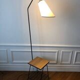 Tablet floor lamp and magazine holder 1960