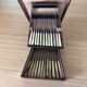 Lot de 24 couteaux manche en corne