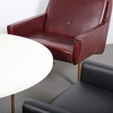 Lot de 4 fauteuils Wilkhahn Flexor et une table basse par Georg Leowald