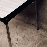 Table and 2 chairs set made of Formica.