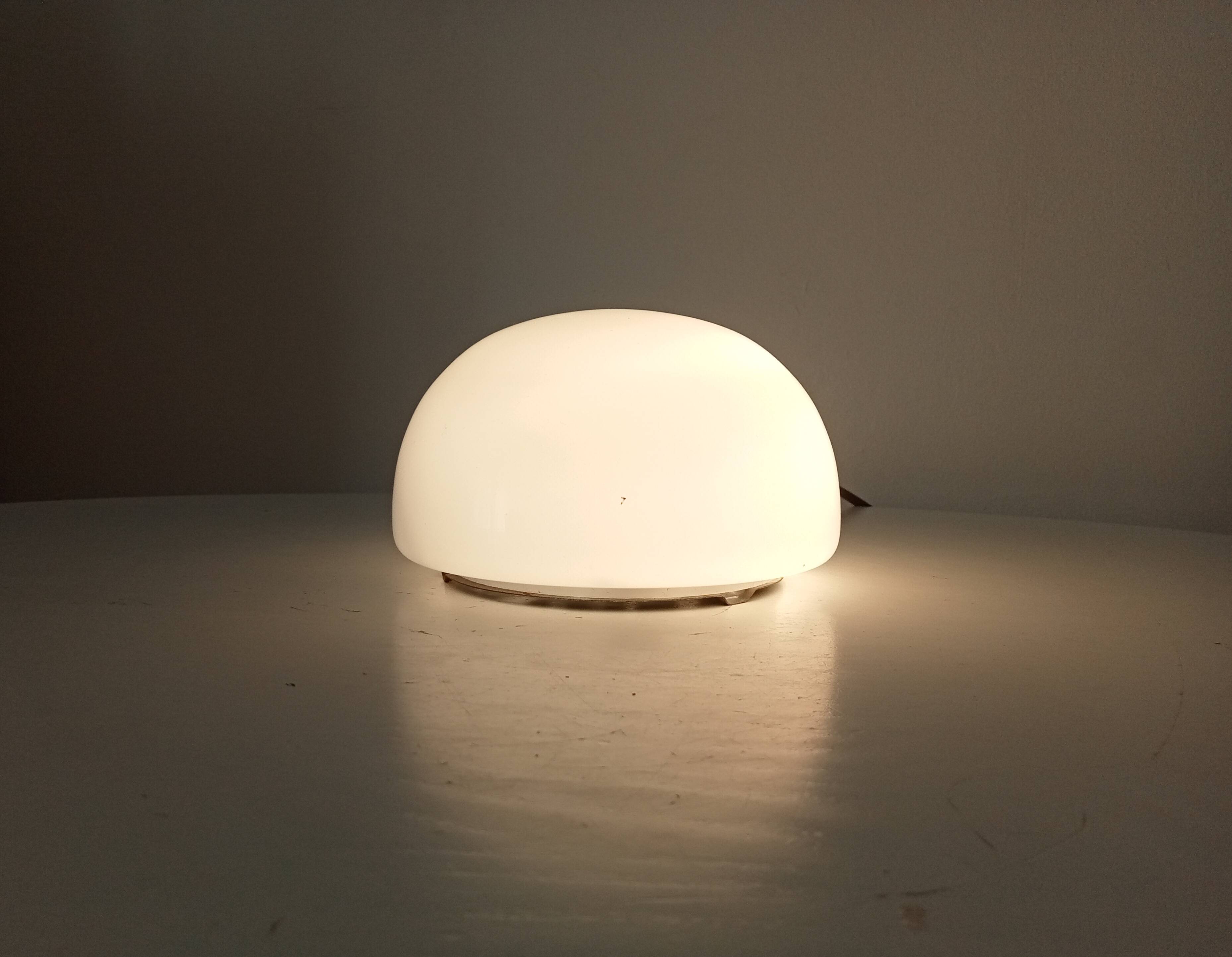 Vintage opaline wall light from the 1960s.