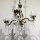 Chandelier With 4 Lights Bronze And Tassels