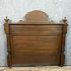 Louis XVI bed from center in walnut and bramble around 1850