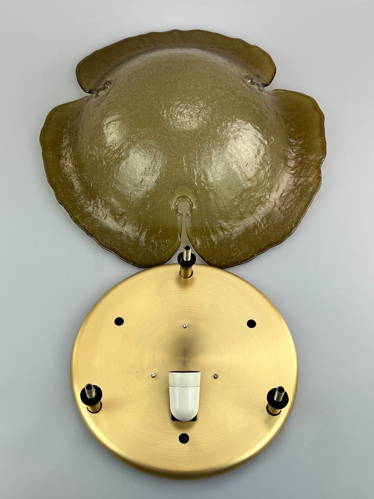 60s 70s Peill & Putzler ceiling lamp glass space design lamp