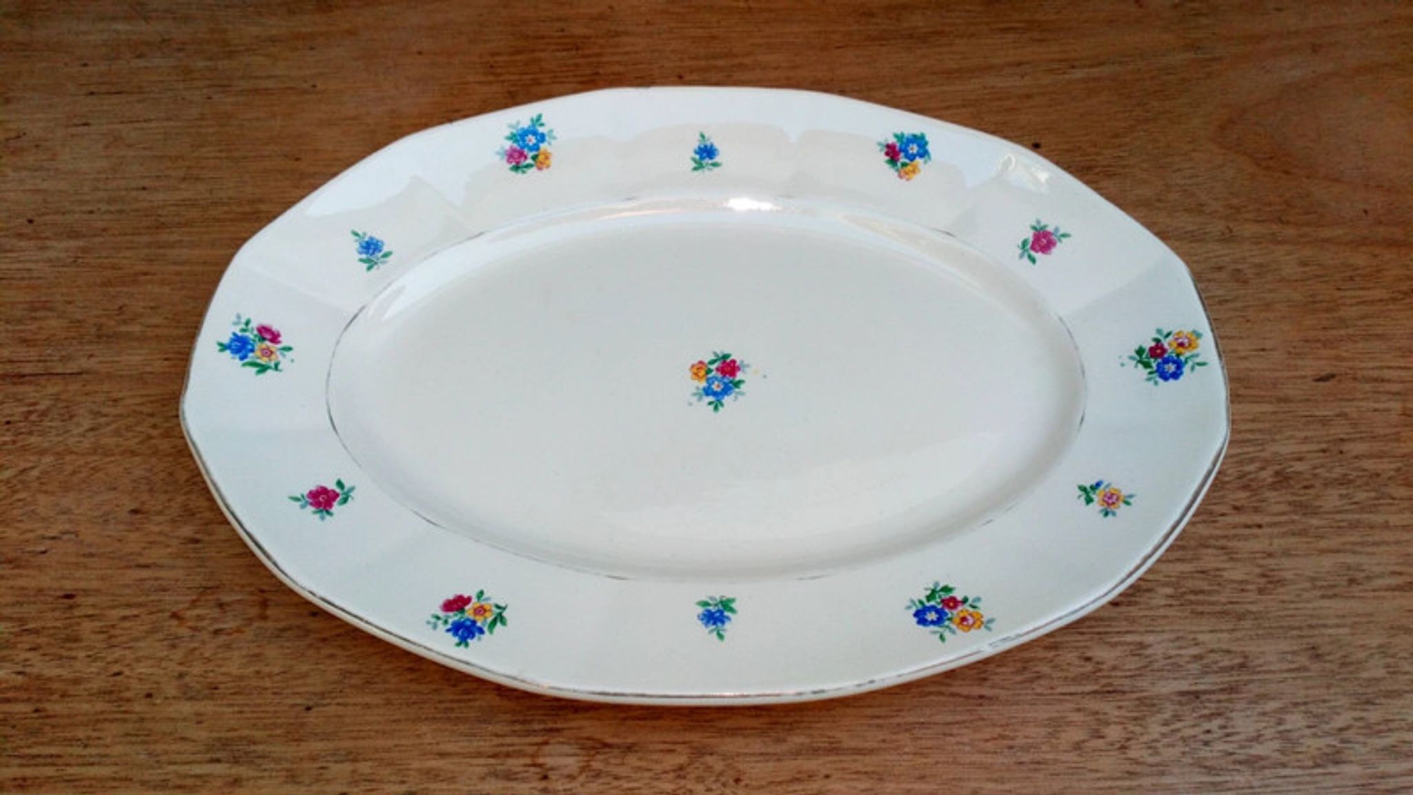 Assiette de service Sarreguemines
