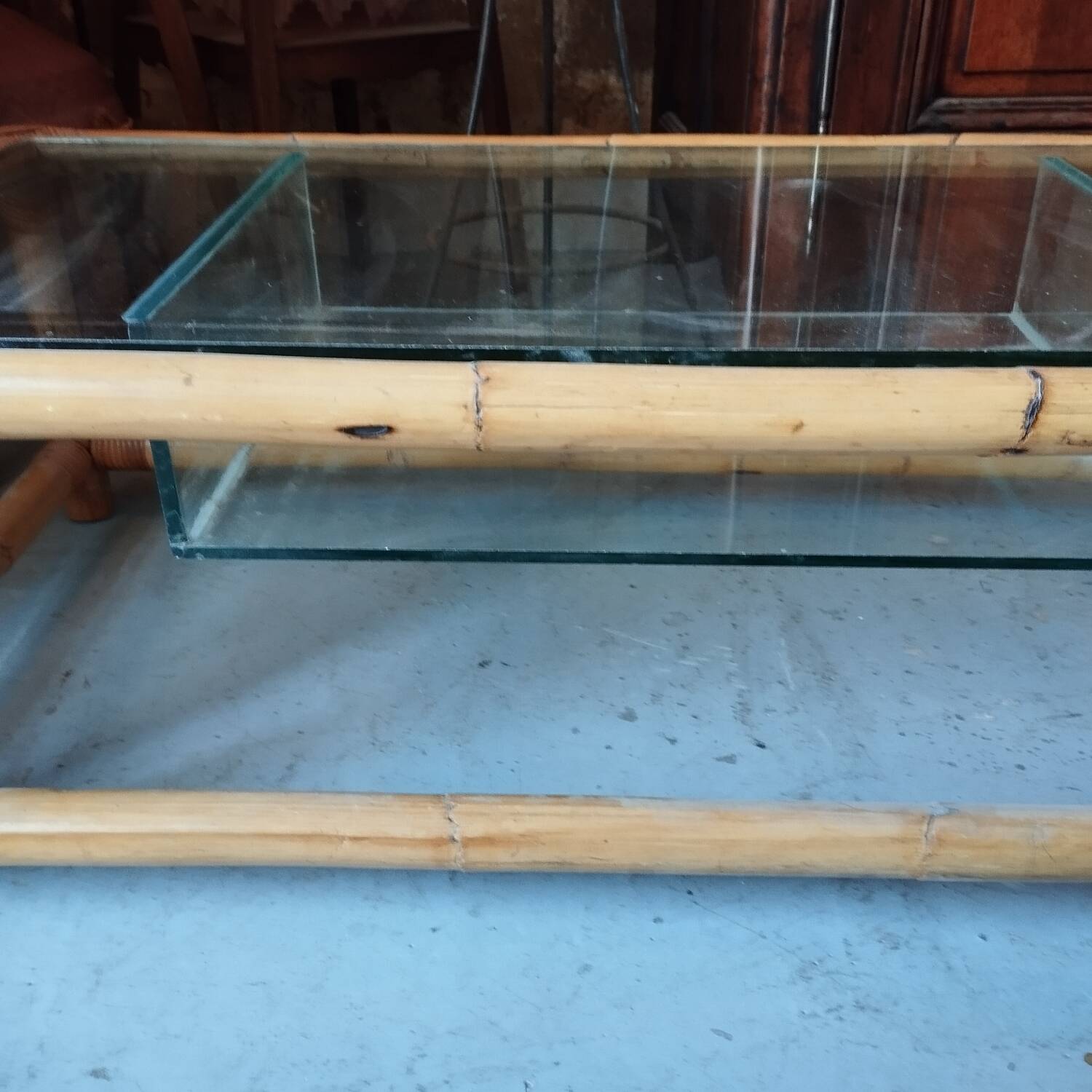 Bamboo coffee table