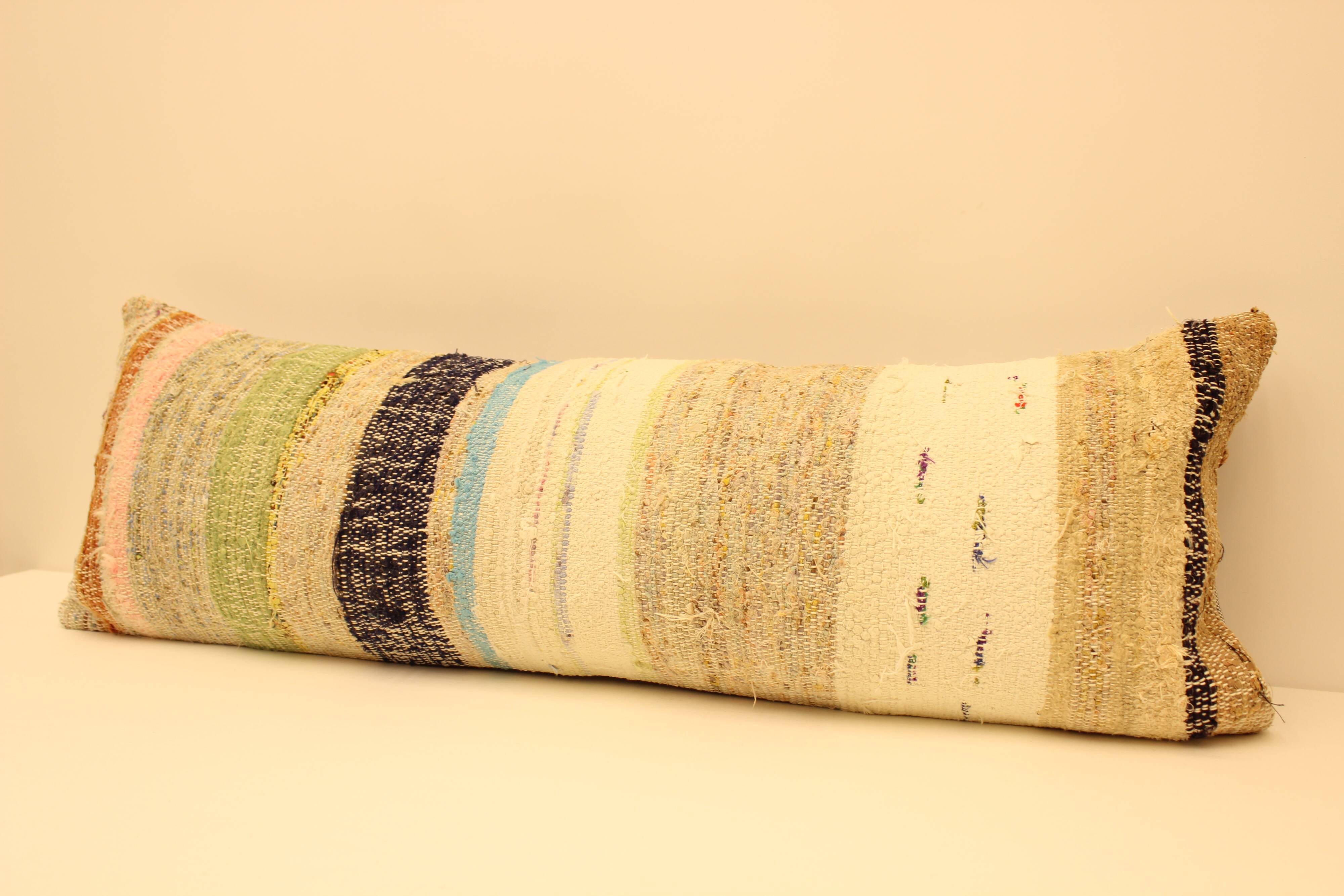 Turkish kilim cushon, 30x90 cm, od-233