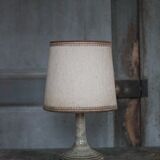 Bedside lamp, table lamp, stoneware lamp from the Abbey of Fontgombault.