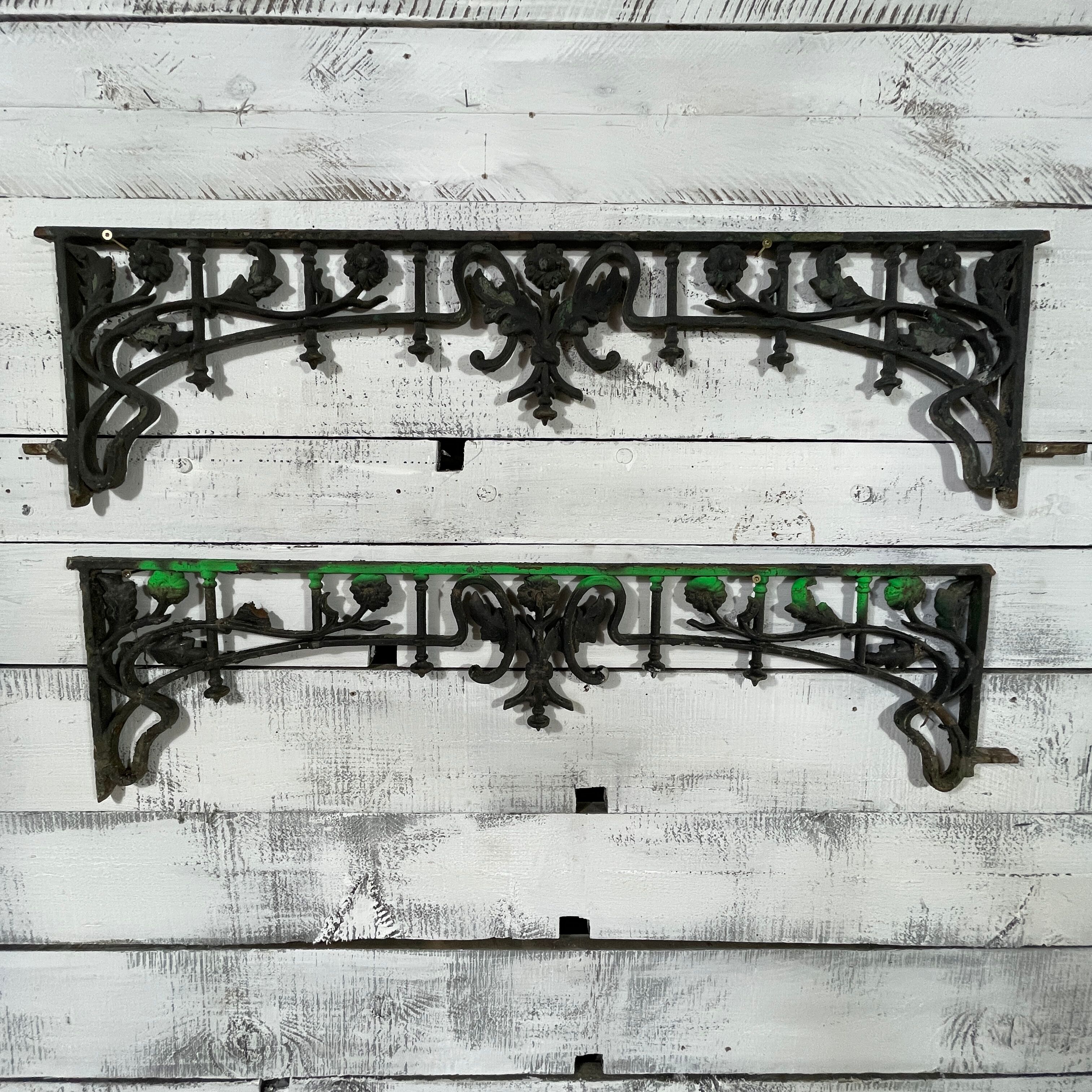 Cast iron railing