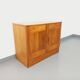 Charlotte Perriand style Les Arcs vintage pine storage unit from the 60s and 70s