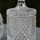 Ensemble de bonbonnières/boîtes en verre
