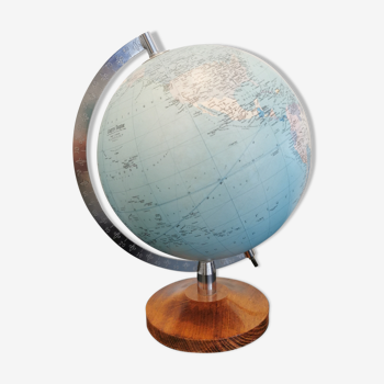 Globe terrestre vintage de marque française Taride