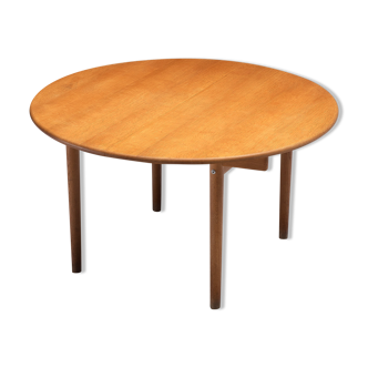 Table à manger extensible PP70 de Hans Wegner en chêne 126/226 cm