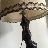 Vintage lamp with vine