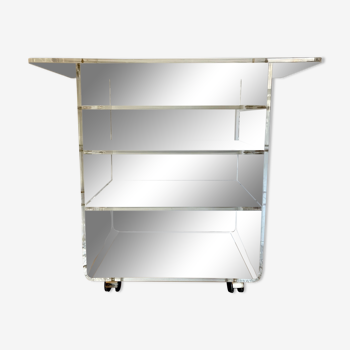 Desserte/Meuble-TV plexiglas transparent