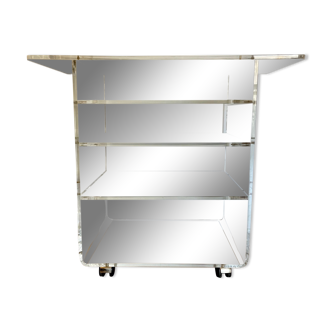 Desserte/Meuble-TV plexiglas transparent