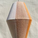 Woven cotton thread lamp