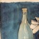 Cubist still life with bouquet, signed R. Caly 1948