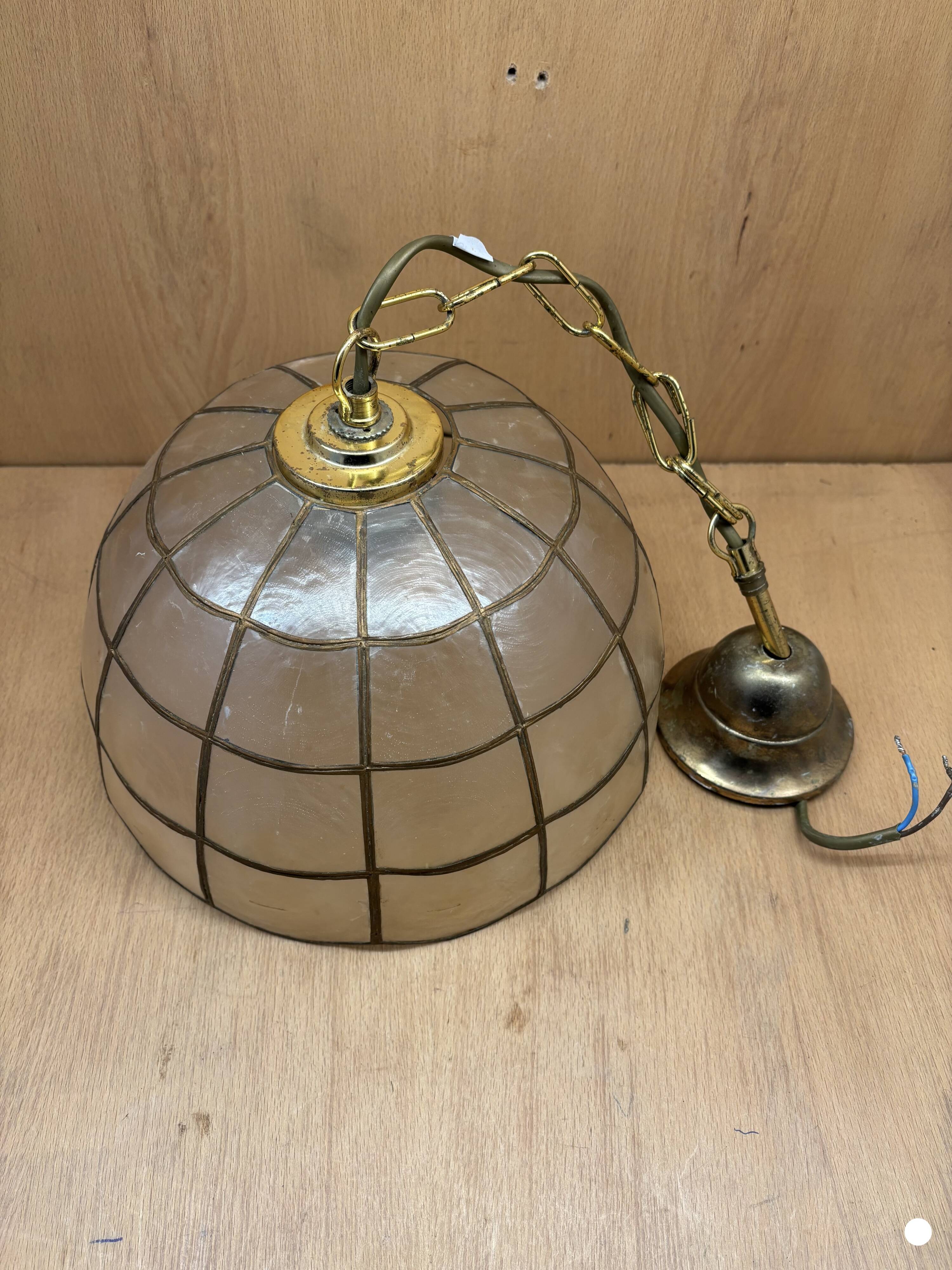 Suspension nacre & laiton
