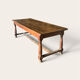Antique turned leg farmhouse table
