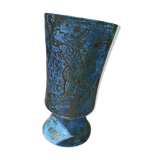 Blue vase by Jacques Blin
