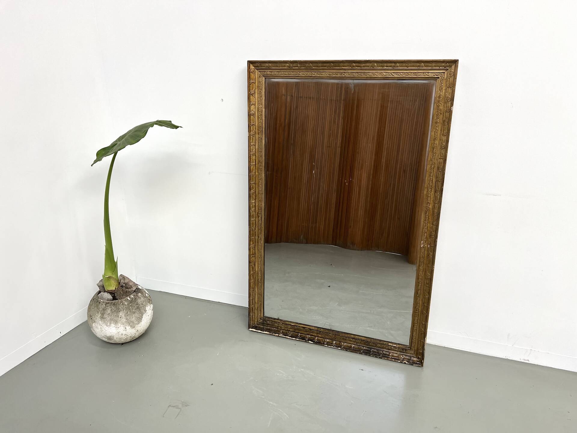 Miroir ancien doré, vers 1900