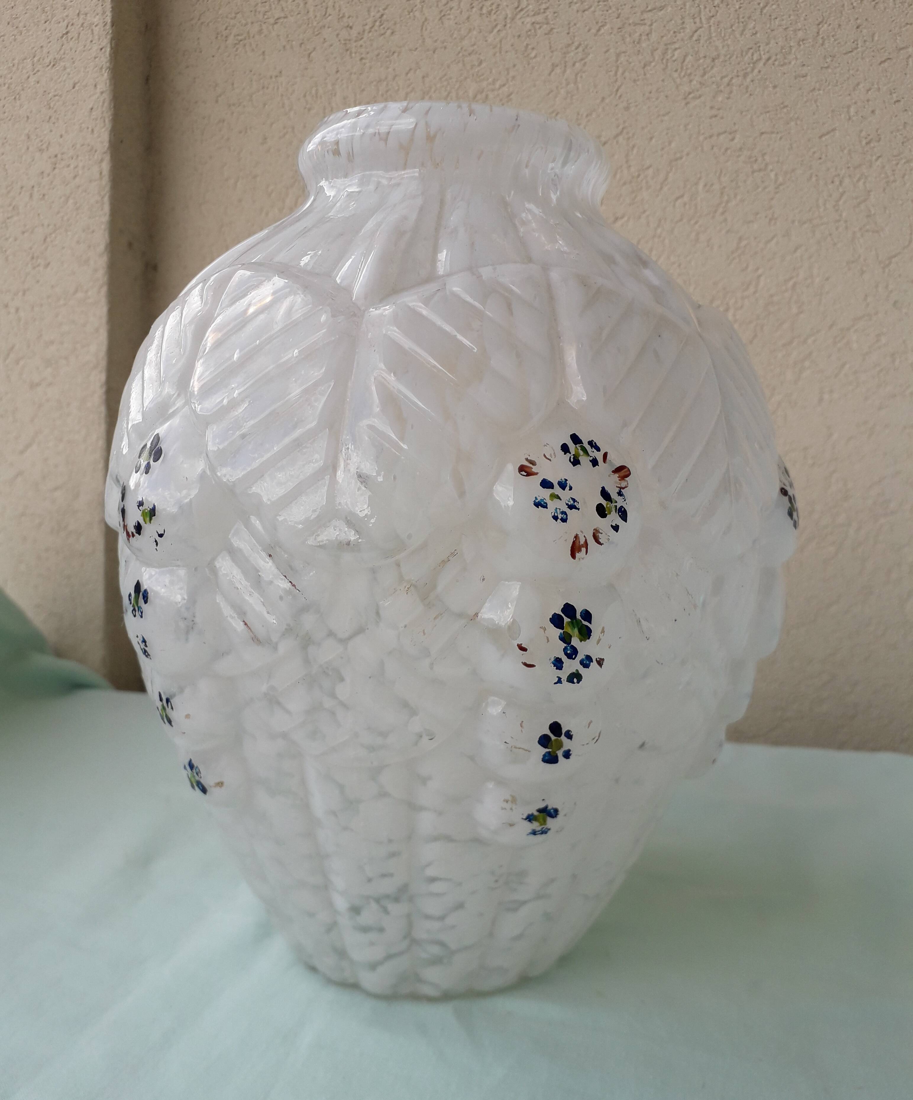 Art Deco glass vase