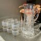 6 verres à orangeade vintage