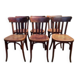 Set of 6 Fischel bistro chairs