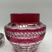 Pique-fleurs en cristal du VSL d'époque ART DECO