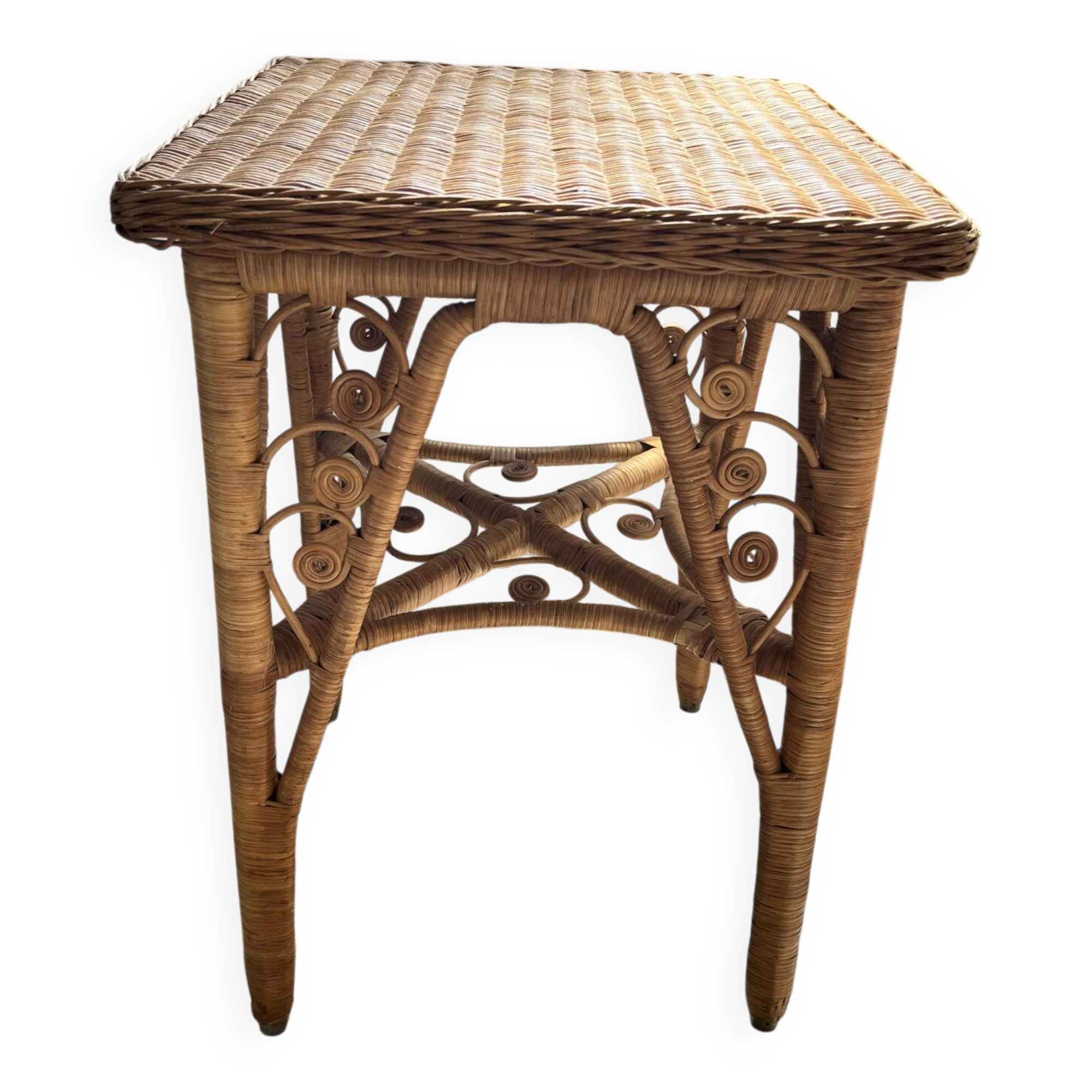 Peacock side table