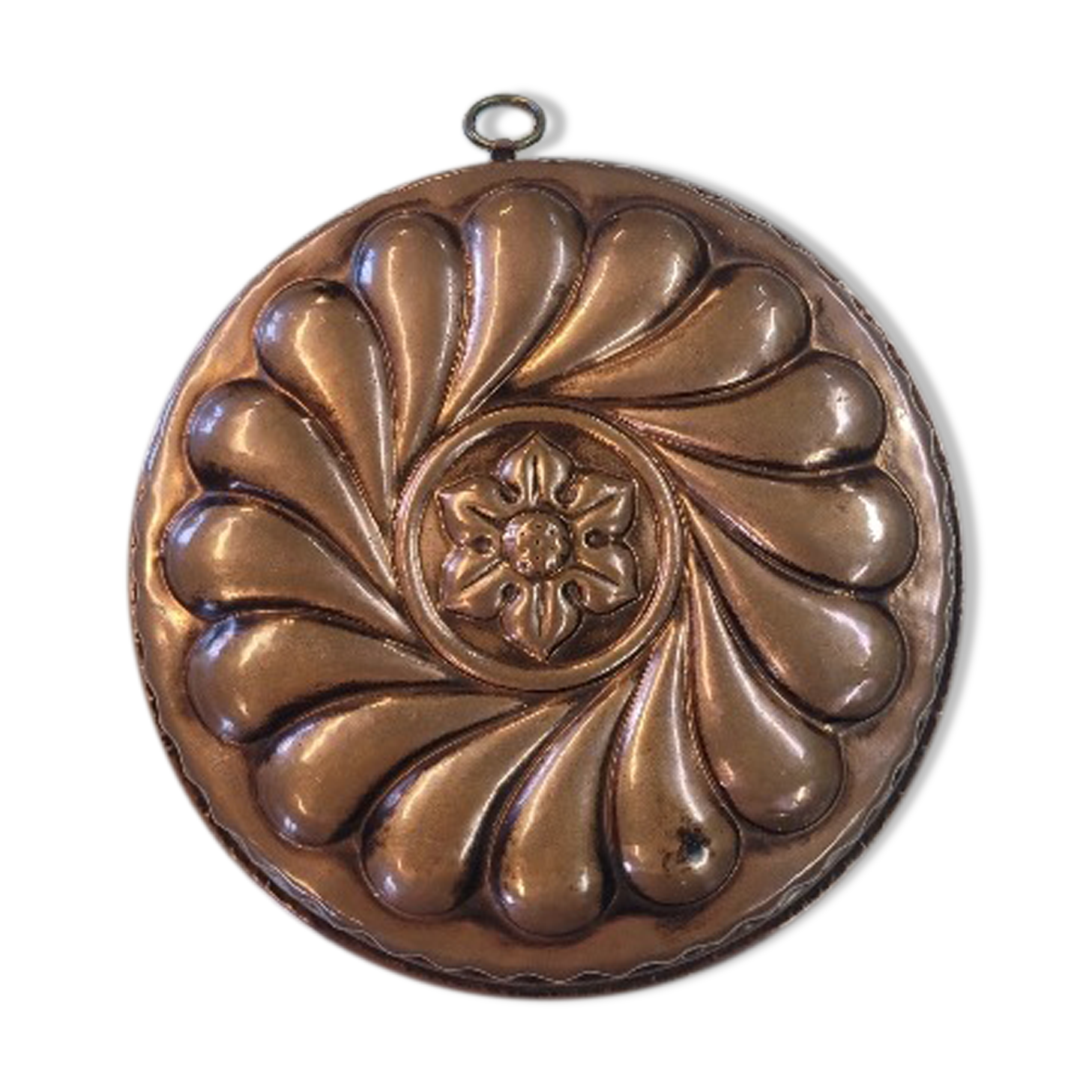 Copper cake pan 29cms in diameter