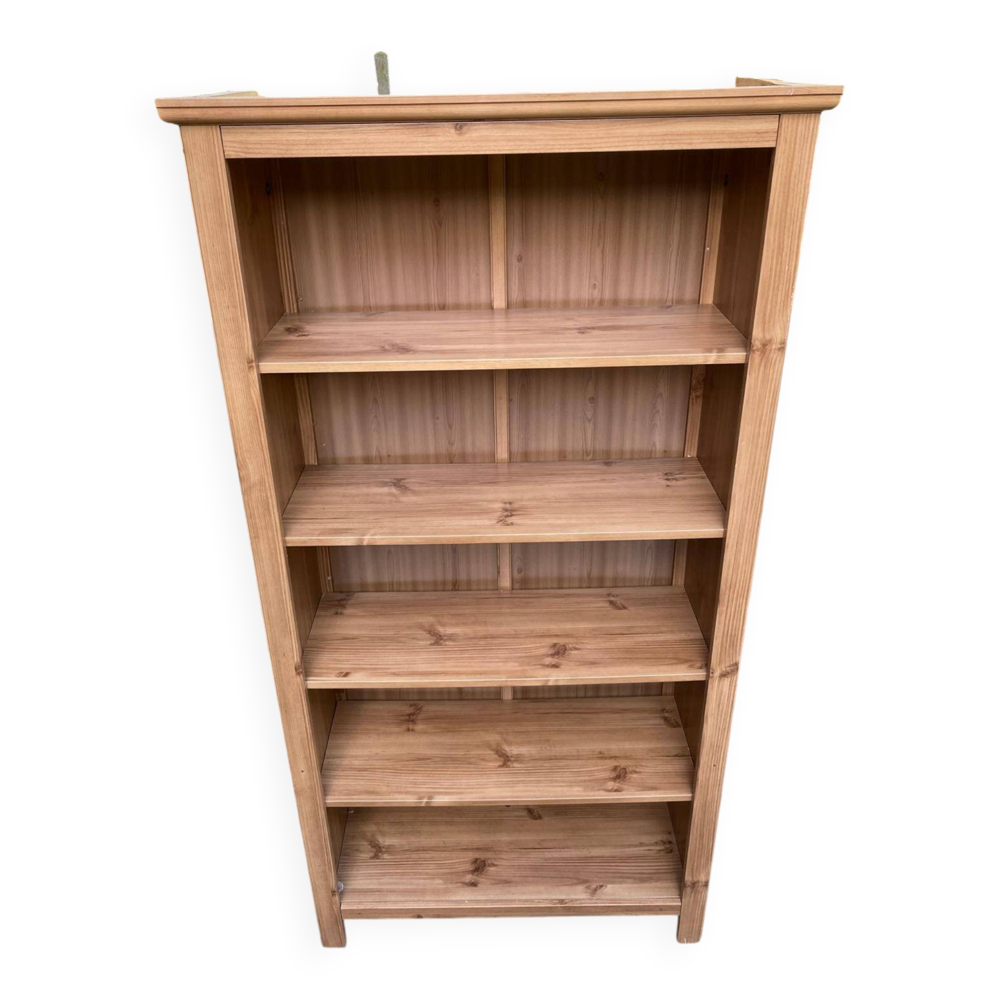 Scandinavian wooden library from the late 90s.