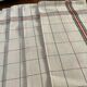 6 tea towels in metis, blue flower