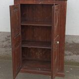 Old wooden cabinet with ceramic handles