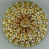60s 70s lamp Peris Andreu S.A. Riper Plafoniere ceiling lamp Brass Glass