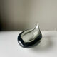 Sculptural Asymmetrical Holmegaard bowl by Per Lutken   Denmark  signed 1957