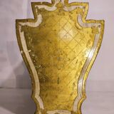 Magazine holder florentin gilded wood