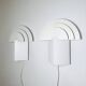 Large Geometric Model 6688 'No Neon' Wall Lamps By Olle Andersson For Boréns, Sweden 1980S