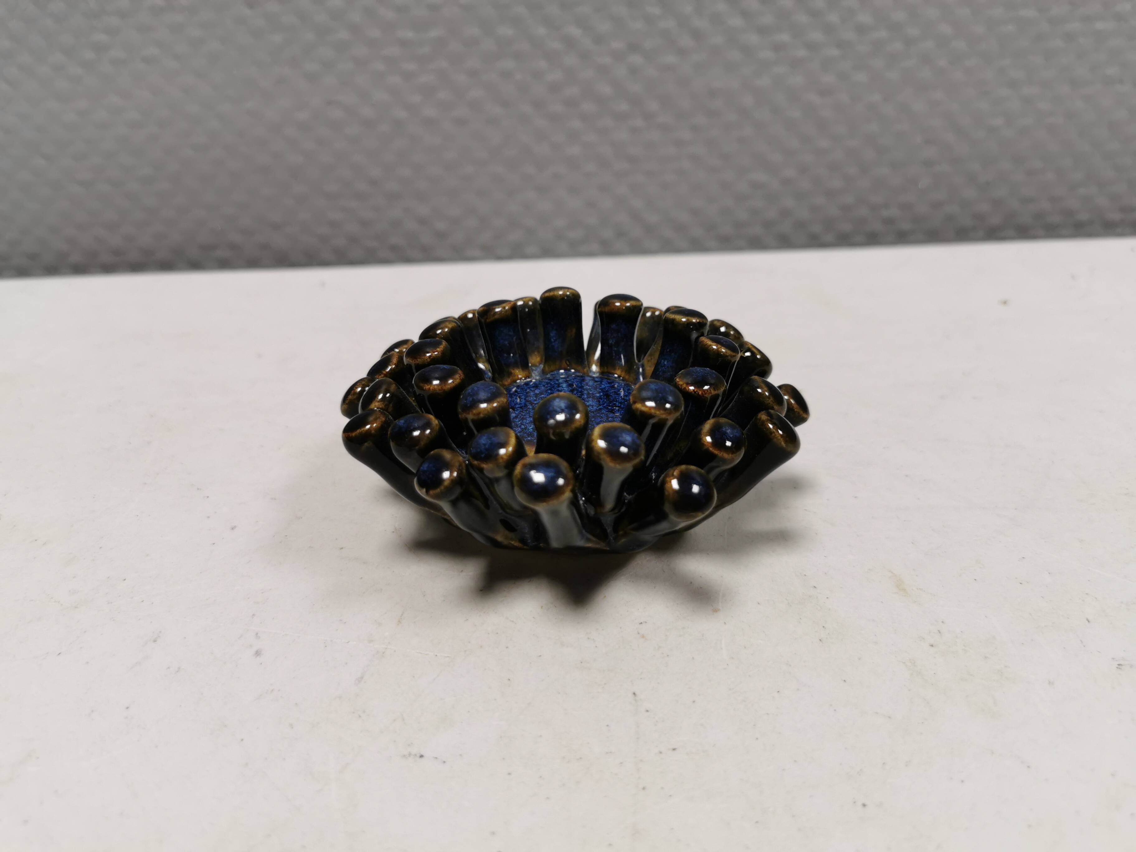 Small ceramic candlestick (for tea lights), Denmark 1970s.