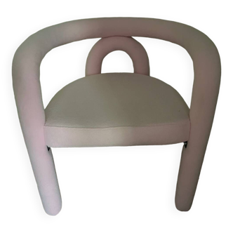 Chaise rose années 70