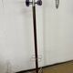 Industrial coat rack in chrome metal