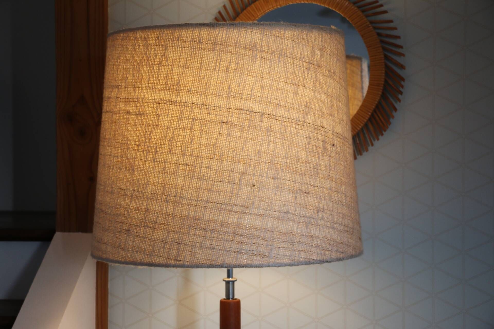 Domus teak floor lamp 1960 XXL