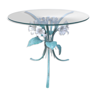 Extra table metal flowers