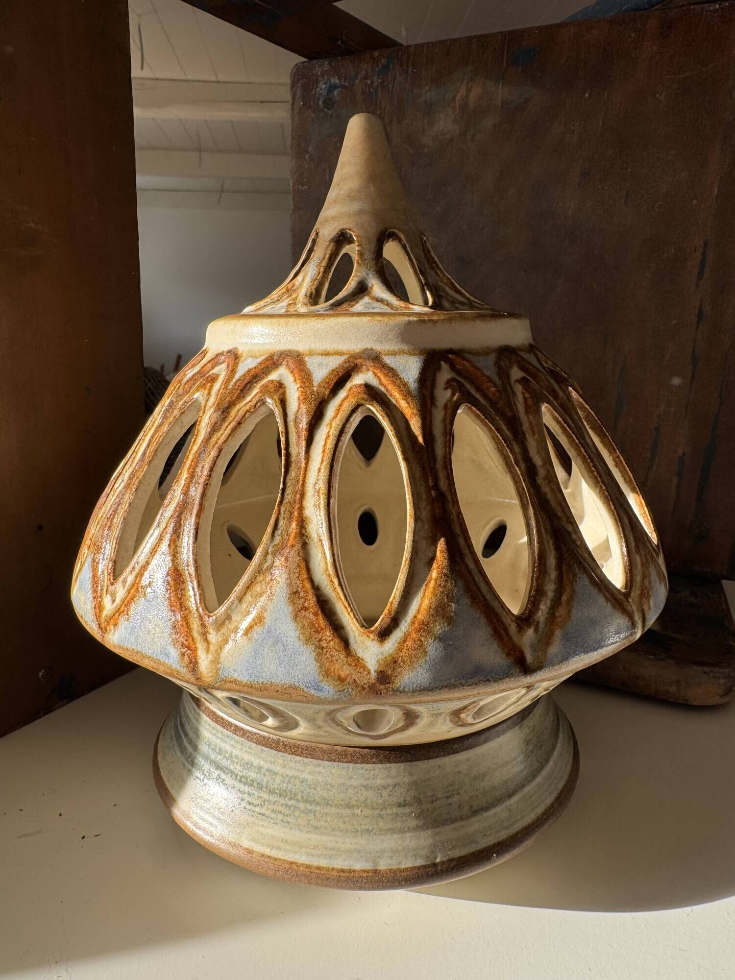 lantern Noomi Backhausen, Søholm Stentøj, Denmark, mid century