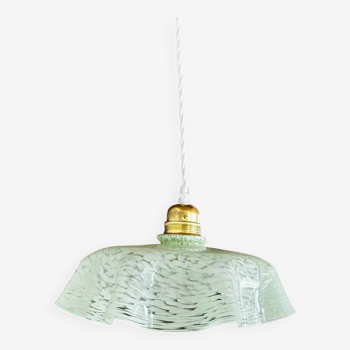 Vintage opaline pendant light