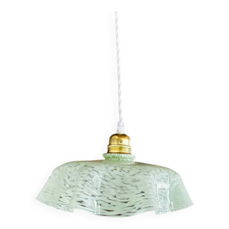 Vintage opaline suspension